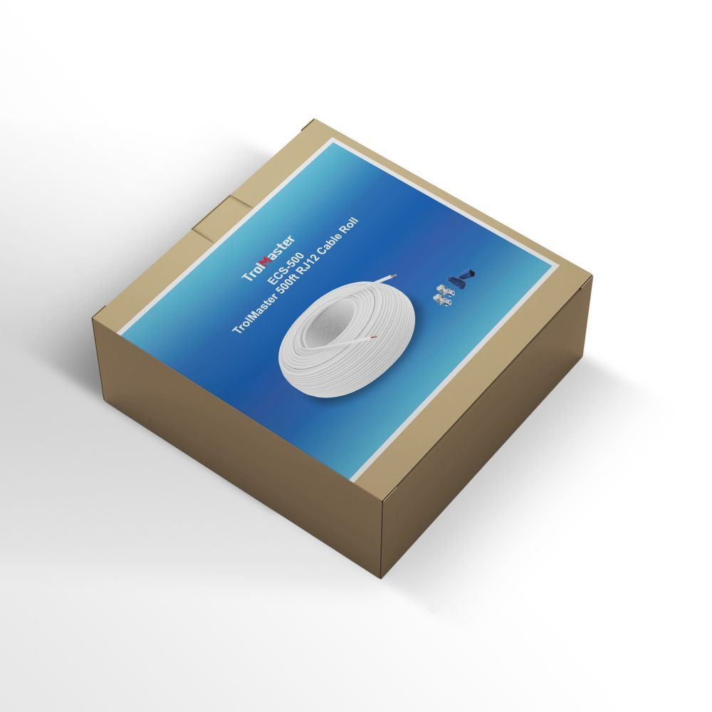 Trolmaster RJ12 Cable Roll, 152 m (ECS-500) pohled zepředu