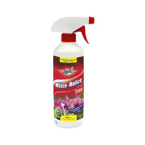 Agro Pulgones - Moscas blancas STOP 0.3 g con atomizador vista lateral