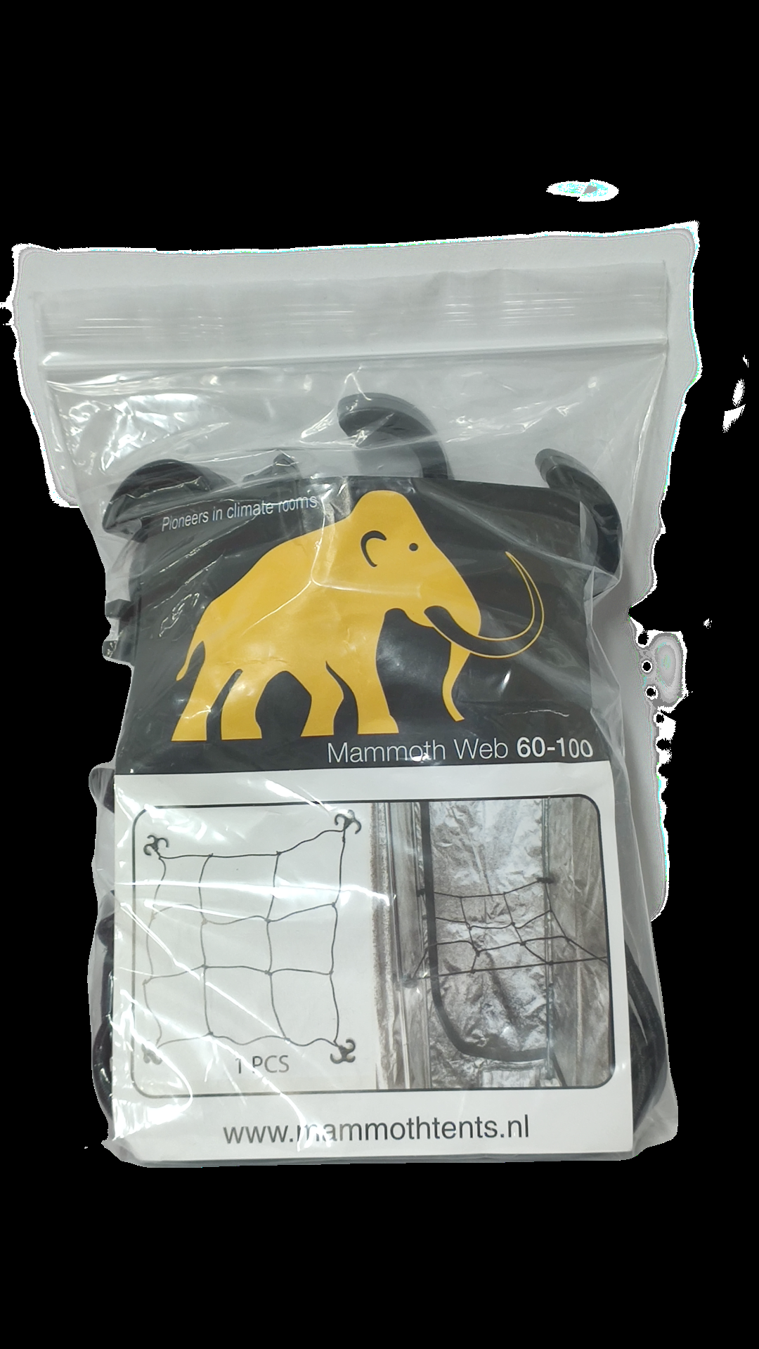 Mammoth Web 60-100 cm, podpůrná síť boční pohled