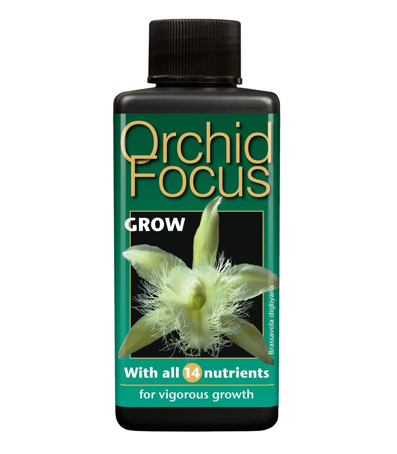 Growth Technology Orchid Focus Grow 100 ml na orchideje boční pohled