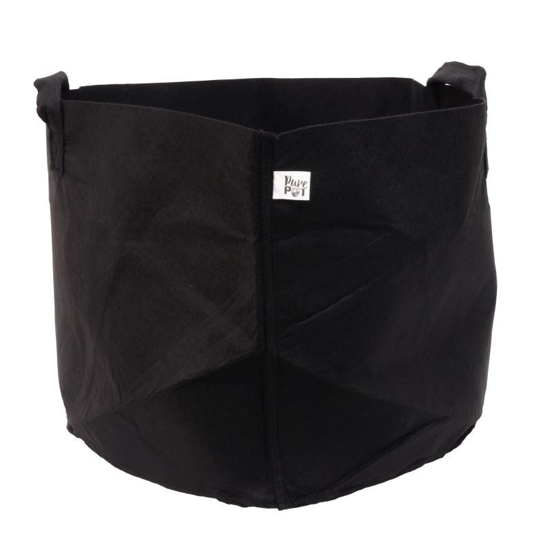 Pure Pot textielen bloempot met handgrepen 55x40 cm - 95 l zijaanzicht