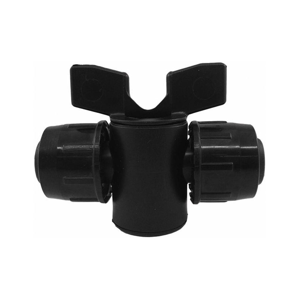 Irritec Easy ventil průběžný 25x25 mm pohled zepředu