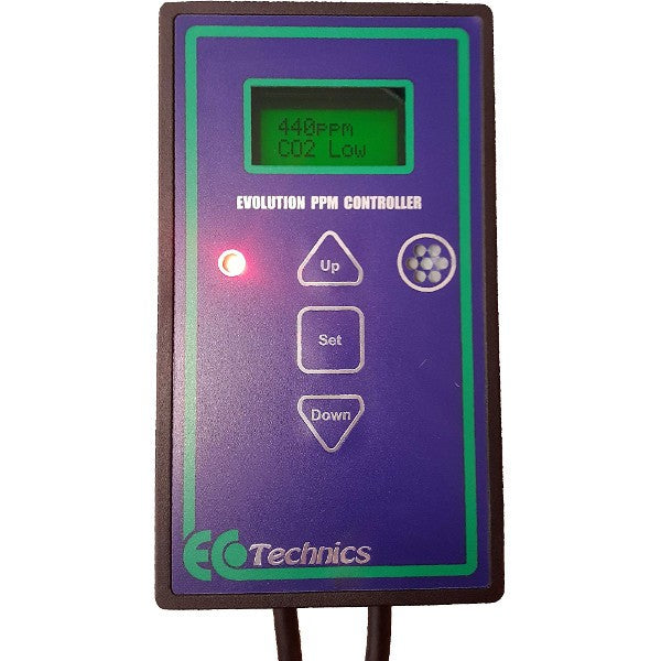 Ecotechnics PPM CO2 Controller boční pohled