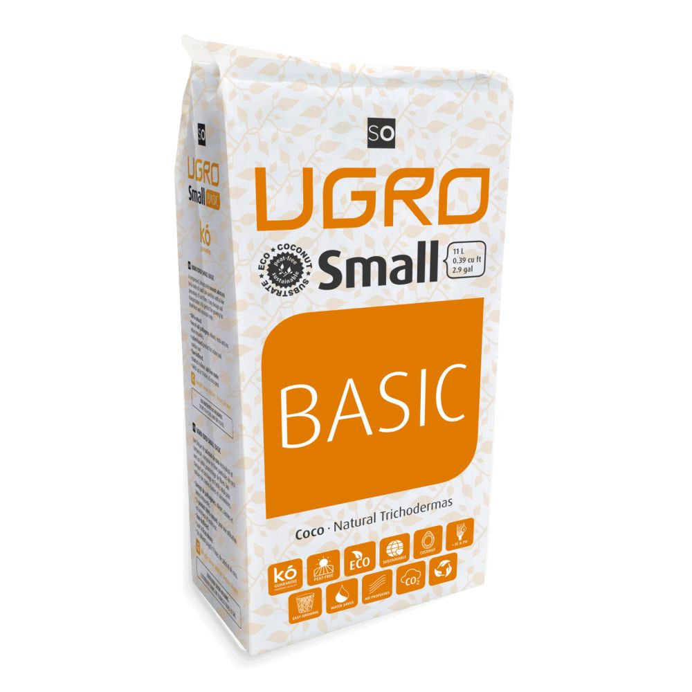 U Gro Small 11 l, dehydrovaný kokos BOX 12 KS pohled zepředu