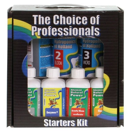 Advanced Hydroponics Starters Kit 2.5 l, sada hnojiv pohled zepředu