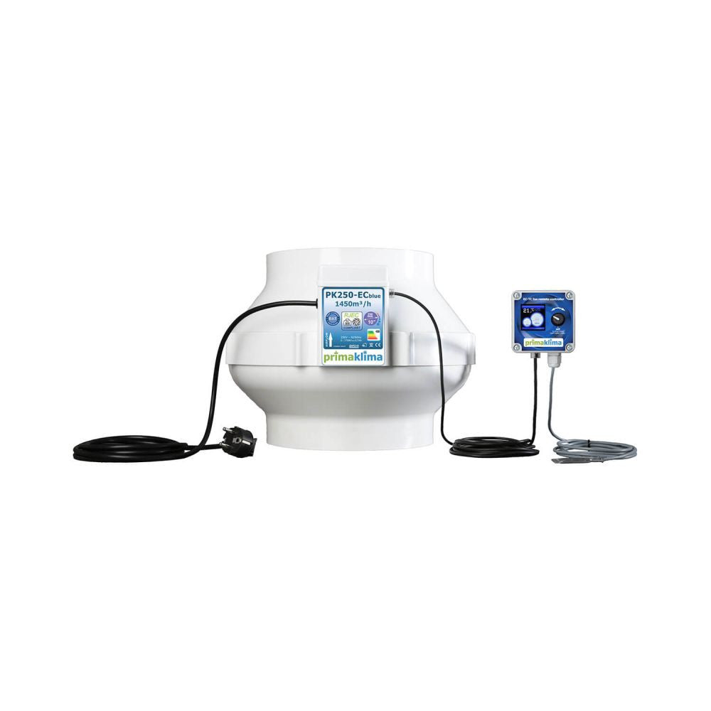Prima Klima ventilátor PK250-ECblue 250 mm - 1450 m3/h, EC motor pohled zezadu