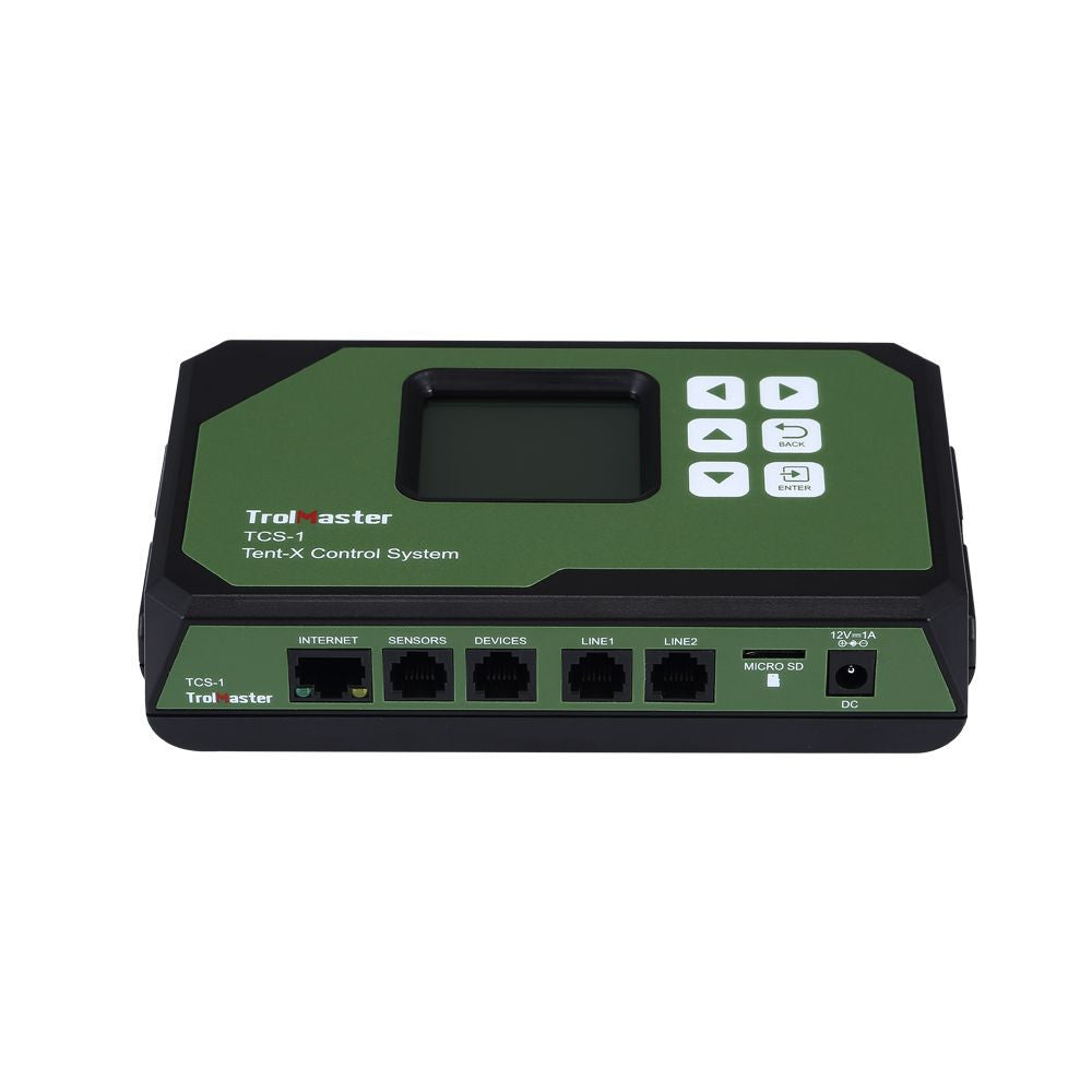 Trolmaster Tent-X Main Controller 3-in-1 Sensor (TCS-1) druhý boční pohled