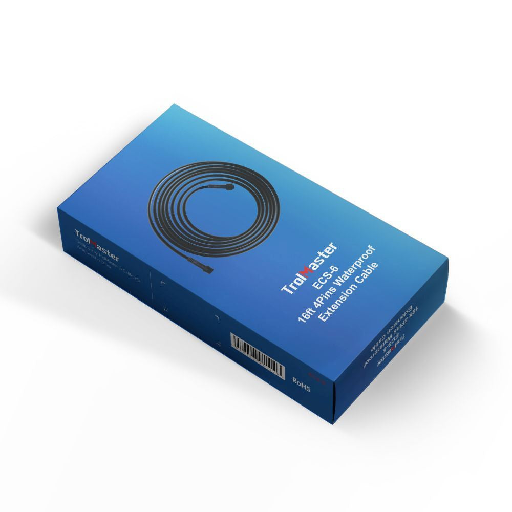 Trolmaster 4-bens vandtæt forlængerkabel, 488 cm (ECS-6) frontvisning