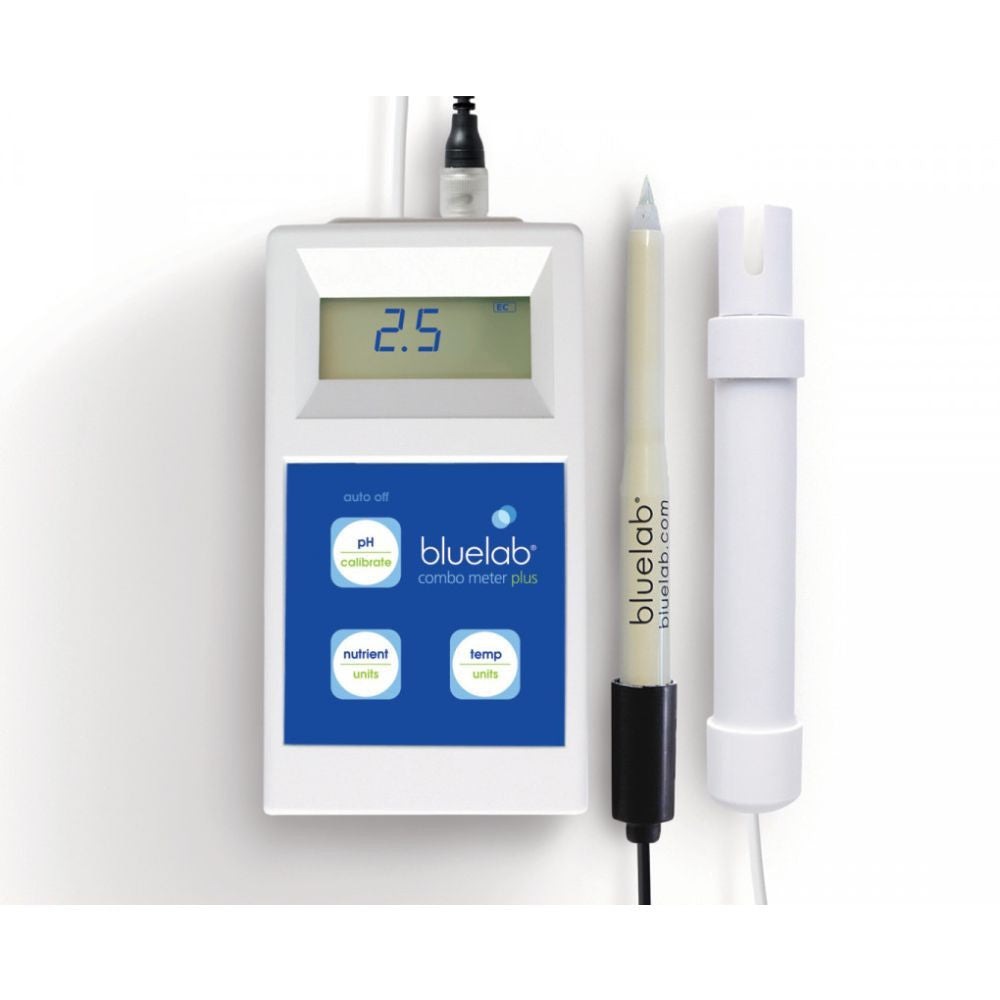 Bluelab Combo Meter Plus pH/EC/teplota pohled zepředu