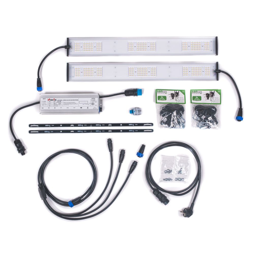 SANlight STIXX 3-80 Set LED 140W - 382 μmol/s (AS5020) detailní pohled