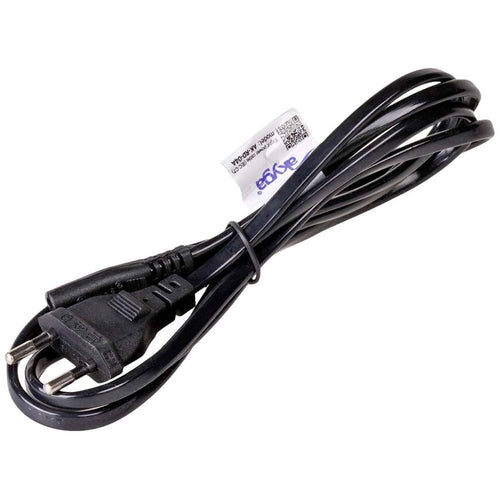 Akyga Netzkabel [1x IEC C7 Buchse - 1x Eurostecker] 0,50 m Schwarz Vorderansicht