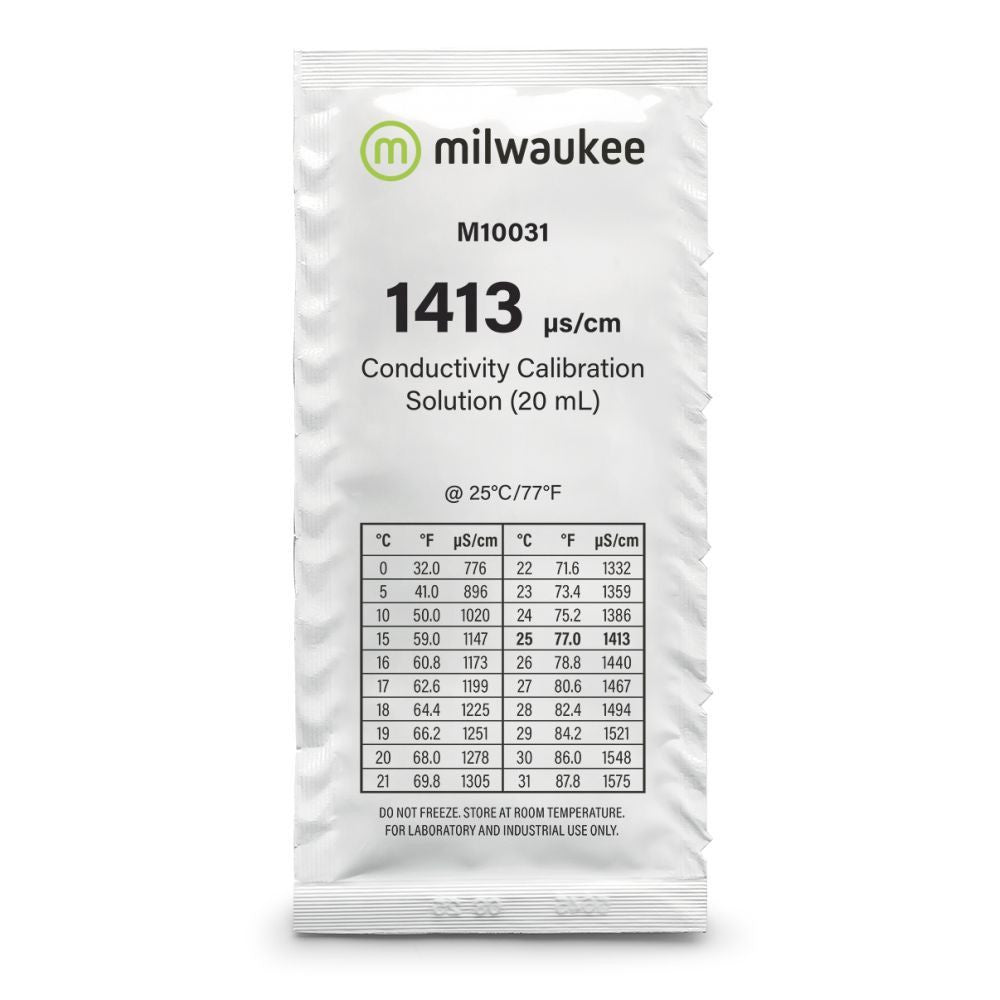 Milwaukee EC 1.413 20 ml, kalibrační roztok pohled zepředu