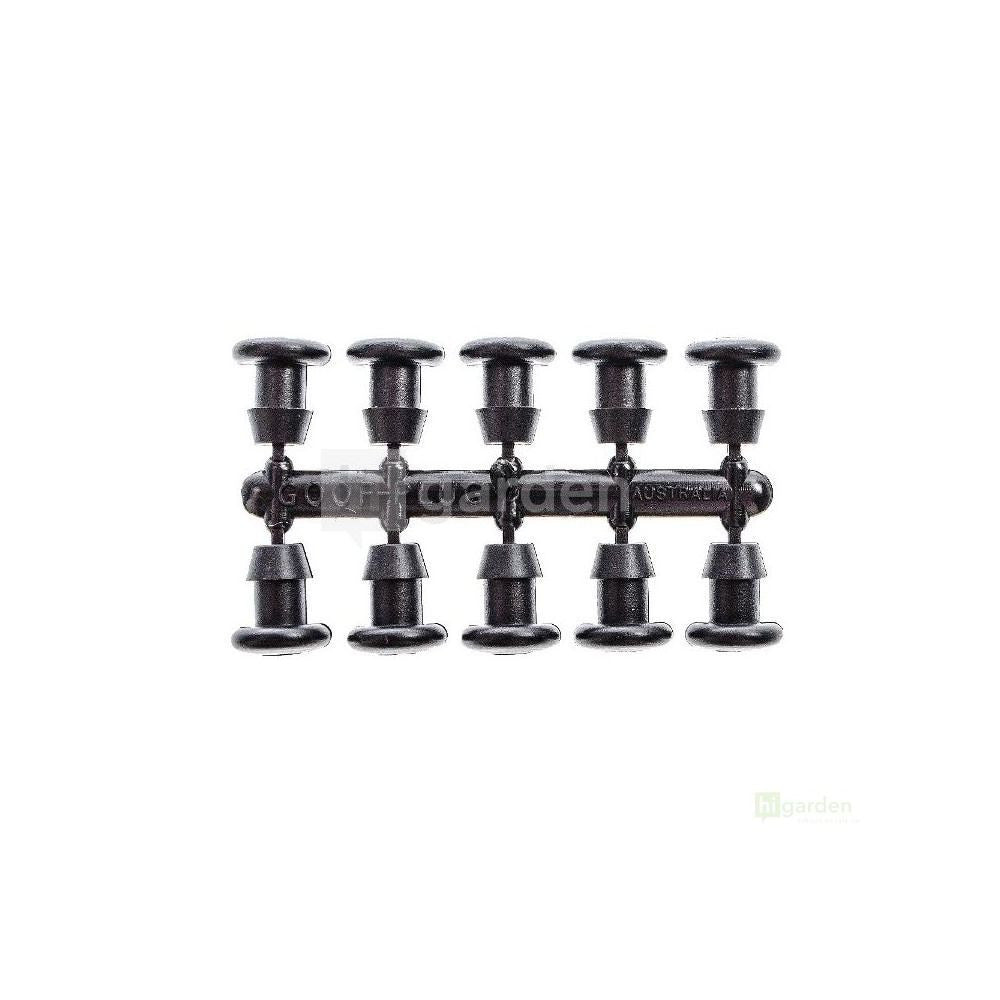 Konektor pro kapiláru 5 mm, typ zátka, sada 10 ks pohled zepředu