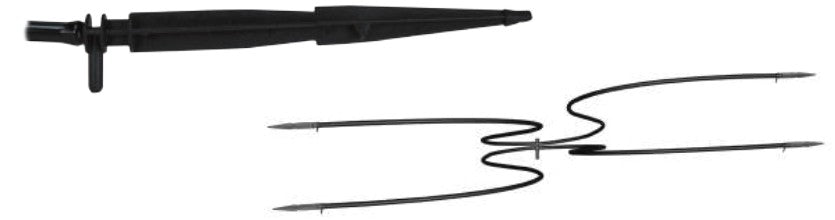 Irritec Spin 4-dílný, přímá jehla pohled zezadu