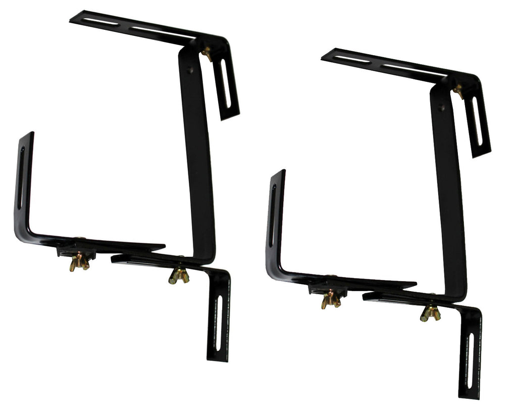 Plastkon Balconera metal blomsterkasseholder Sølv sidevisning