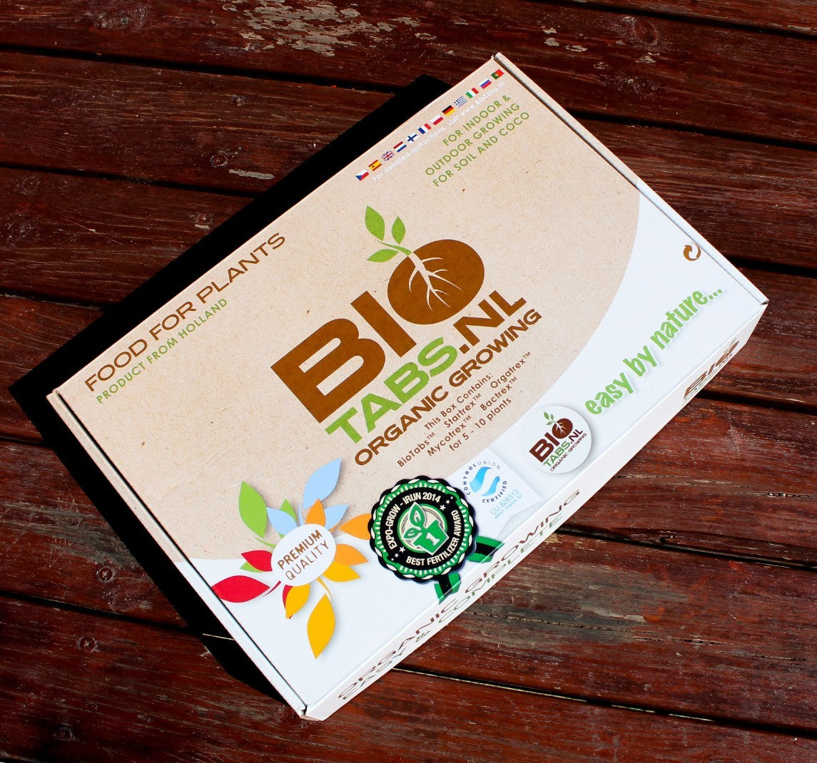 Biotabs Starterkit, sada hnojiv boční pohled