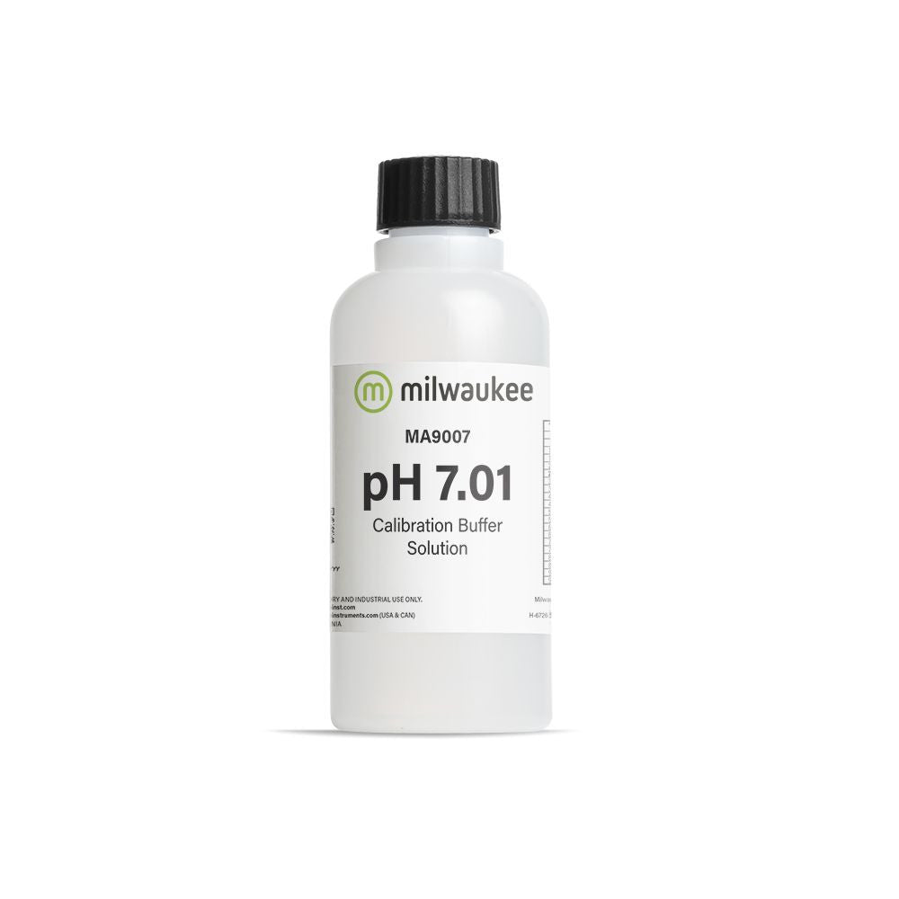Milwaukee pH 7.01 pufr 230 ml, kalibrační roztok pohled zepředu