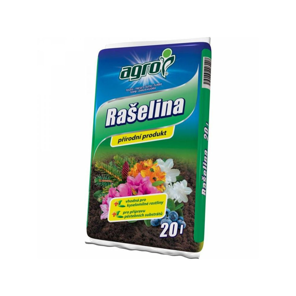 AGRO Rašelina 20 l pohled zepředu