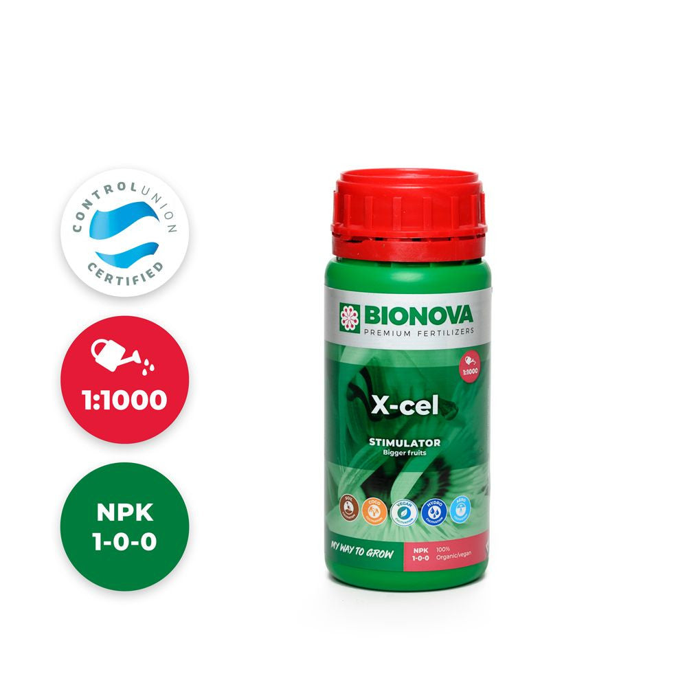 BioNova X-cel Booster 250 ml pohled zepředu