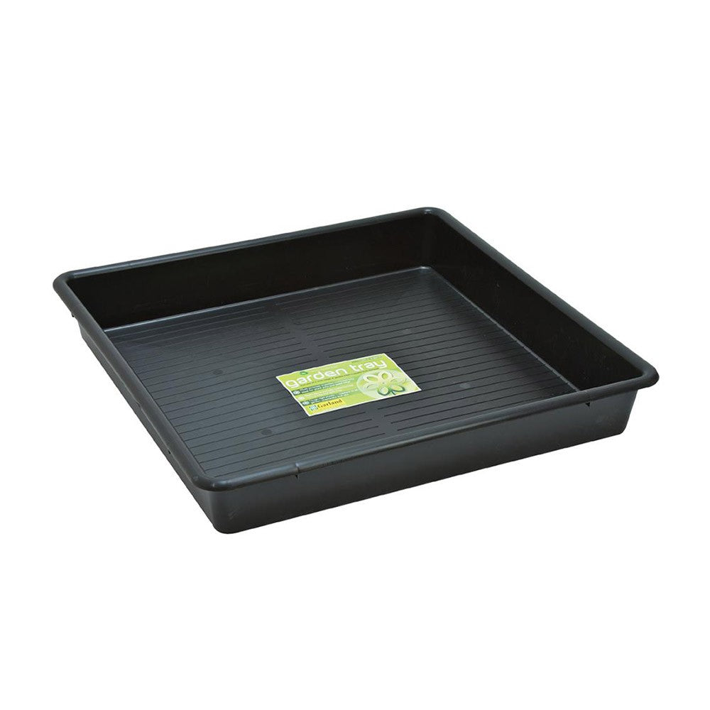 Garland podmiska plast Square Tray Black 60x60x12 cm pohled zepředu