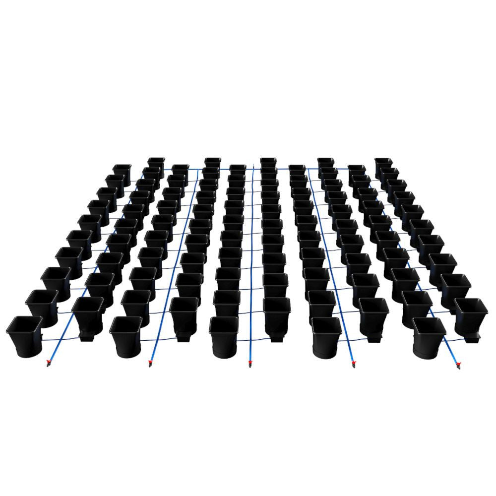 Autopot 1Pot XL, 100 květináčů bez nádrže (Aquavalve5) pohled zepředu