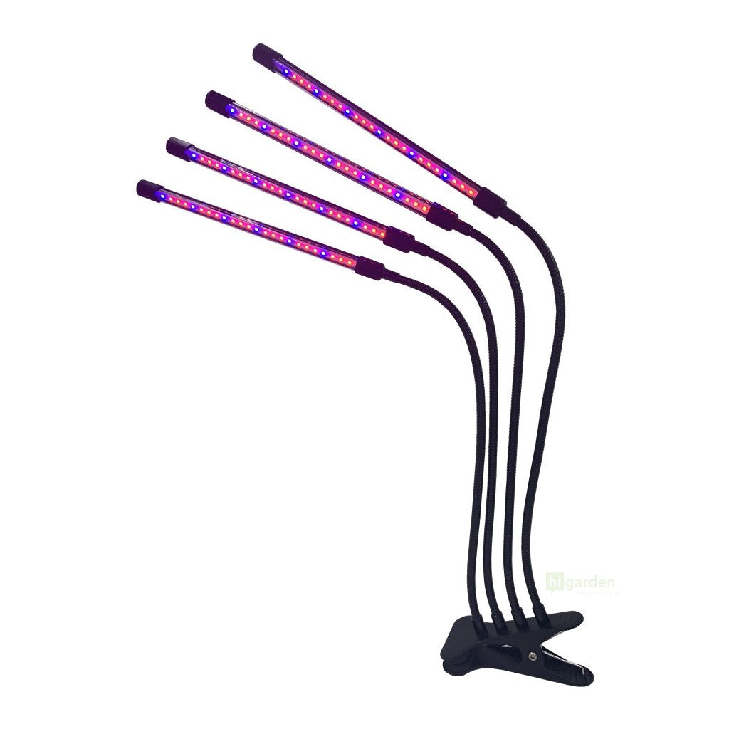 LED osvětlení s klipem, 4 nastavitelné lišty pohled na obsah balení