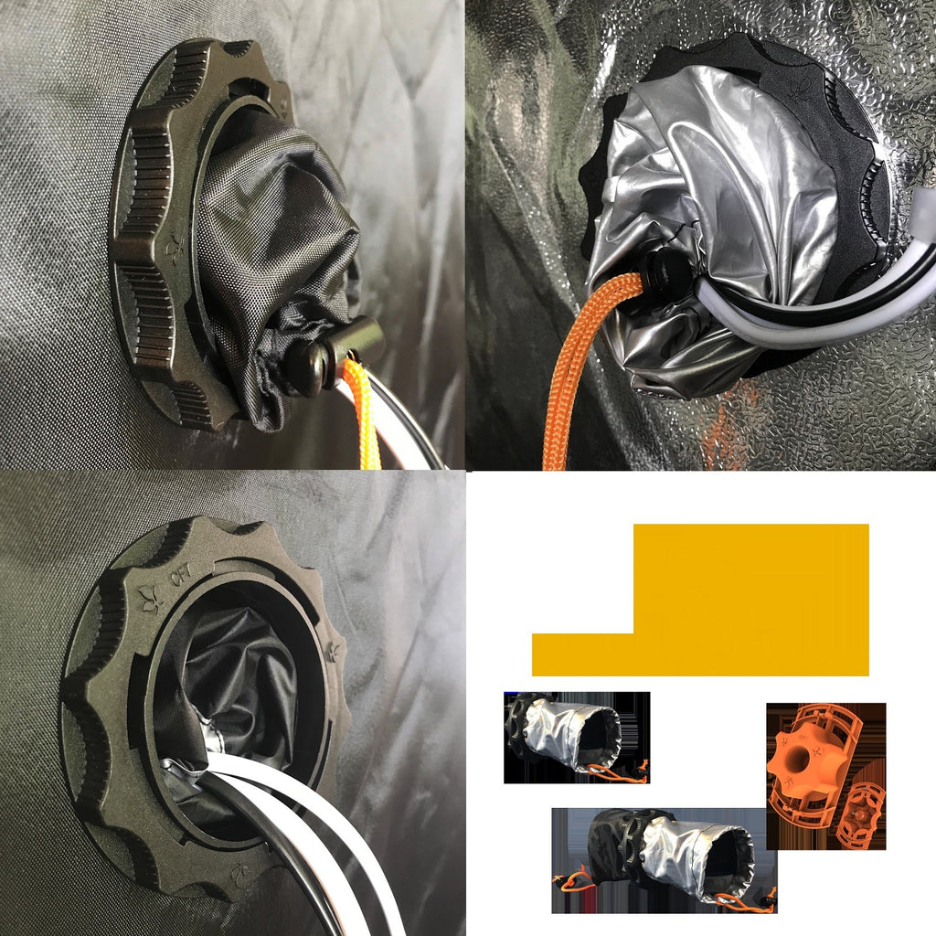 Secret Jardin Cable Flange Double Kit průměr 70 mm druhý boční pohled