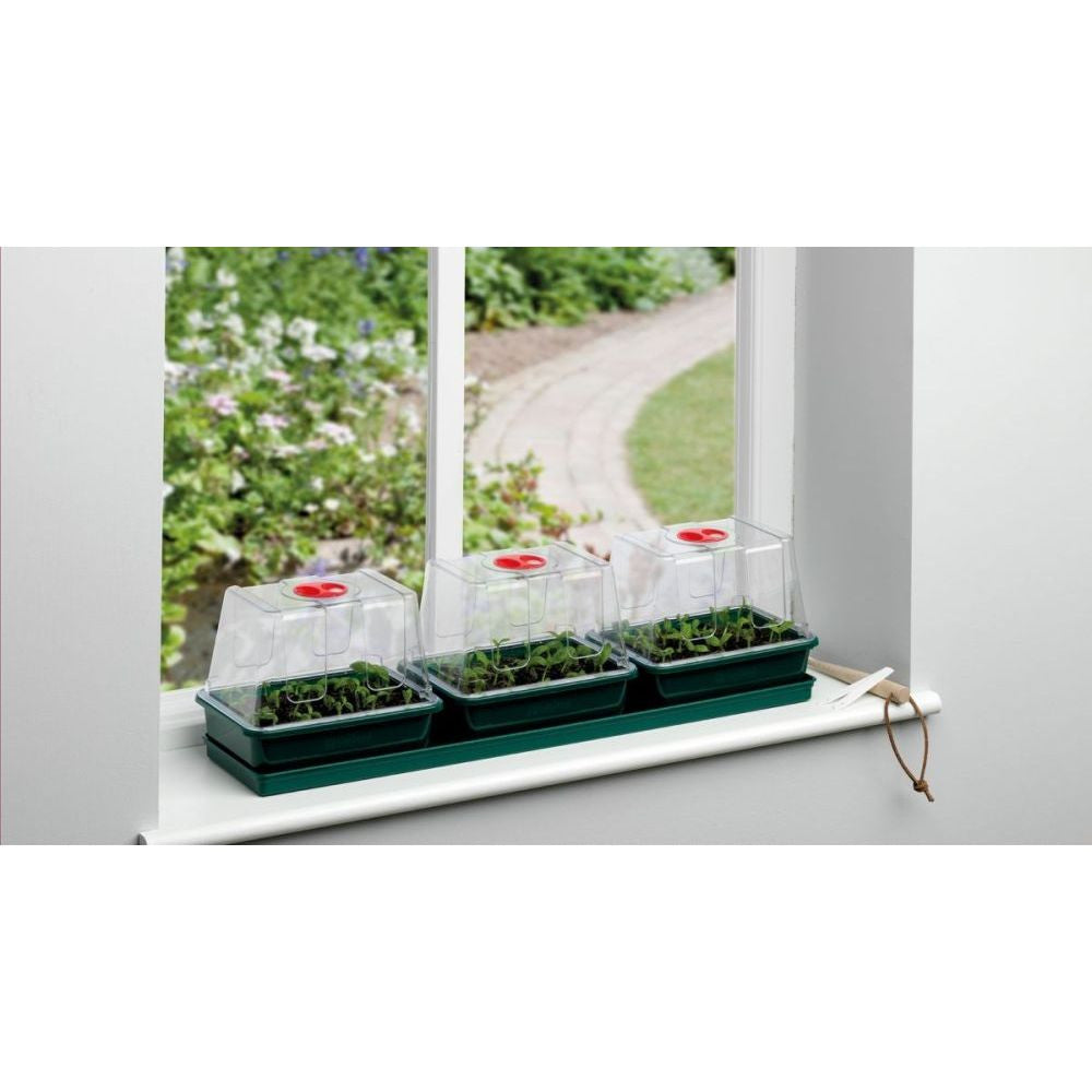 Garland Propagator 3 Top Windowsill, 76x18.5x20.5 cm pohled zepředu