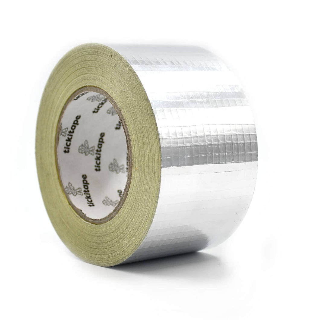 Lepicí páska EasyGrow X Weave 75 mm x 45 m, zpevněná, metalizovaná boční pohled