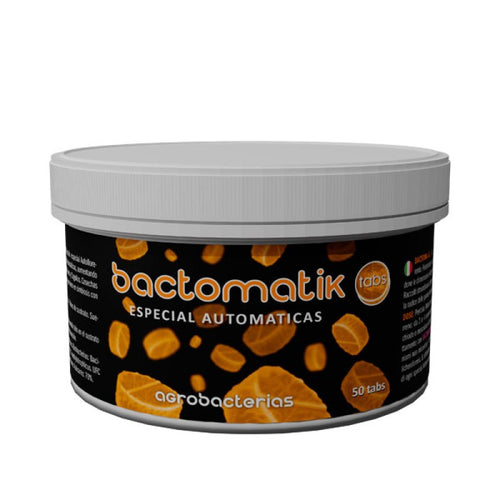 Agrobacterias Bactomatik (REX), organiczny nawóz do automatycznie kwitnących roślin 50 szt., tabletki widok z boku