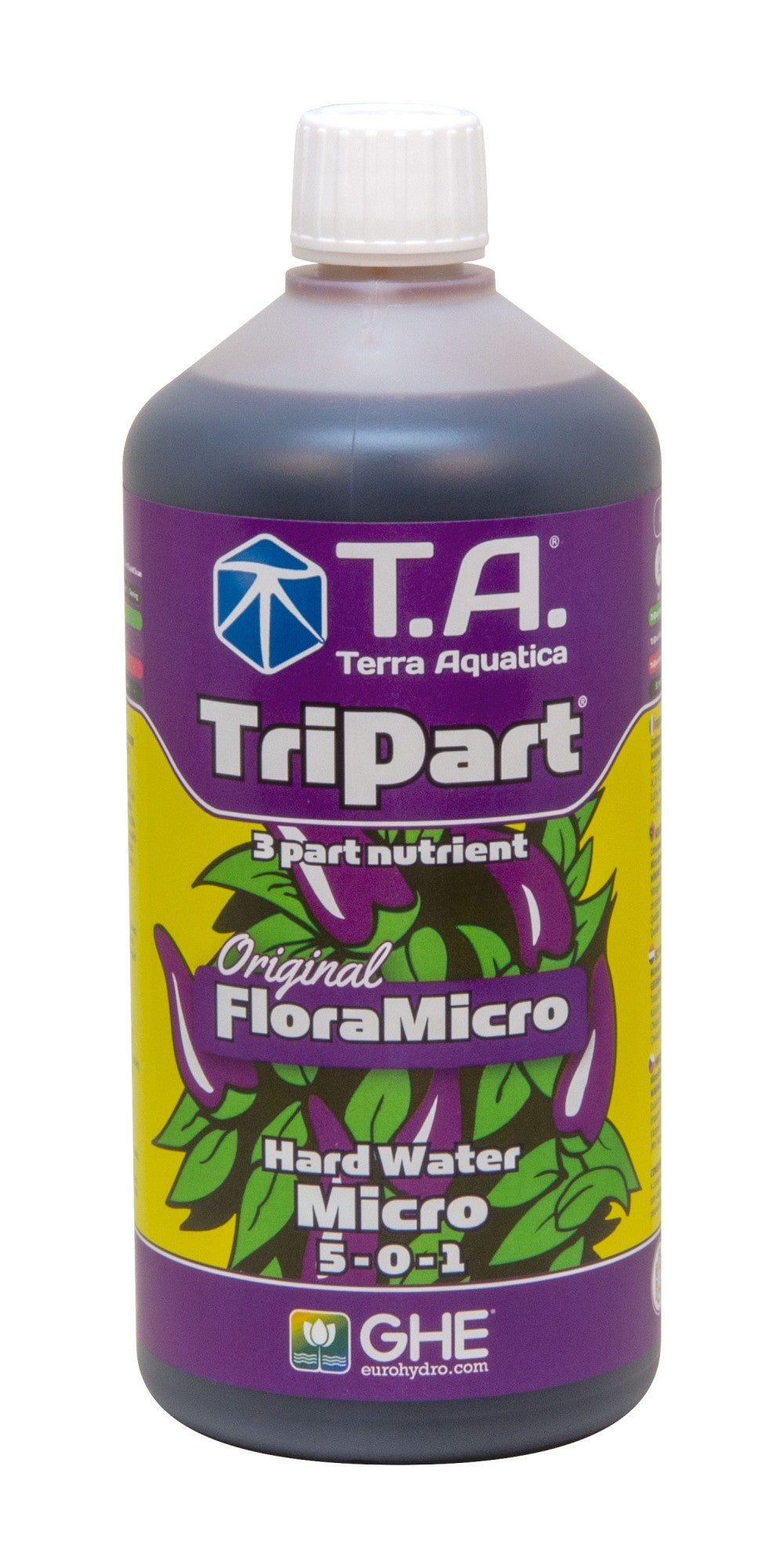 Terra Aquatica TriPart Micro HW 1 l boční pohled