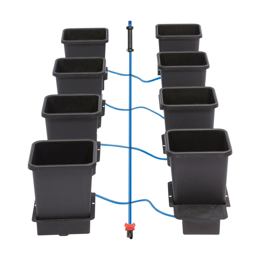 Autopot 1Pot, 8 květináčů bez nádrže (Aquavalve5) pohled zepředu