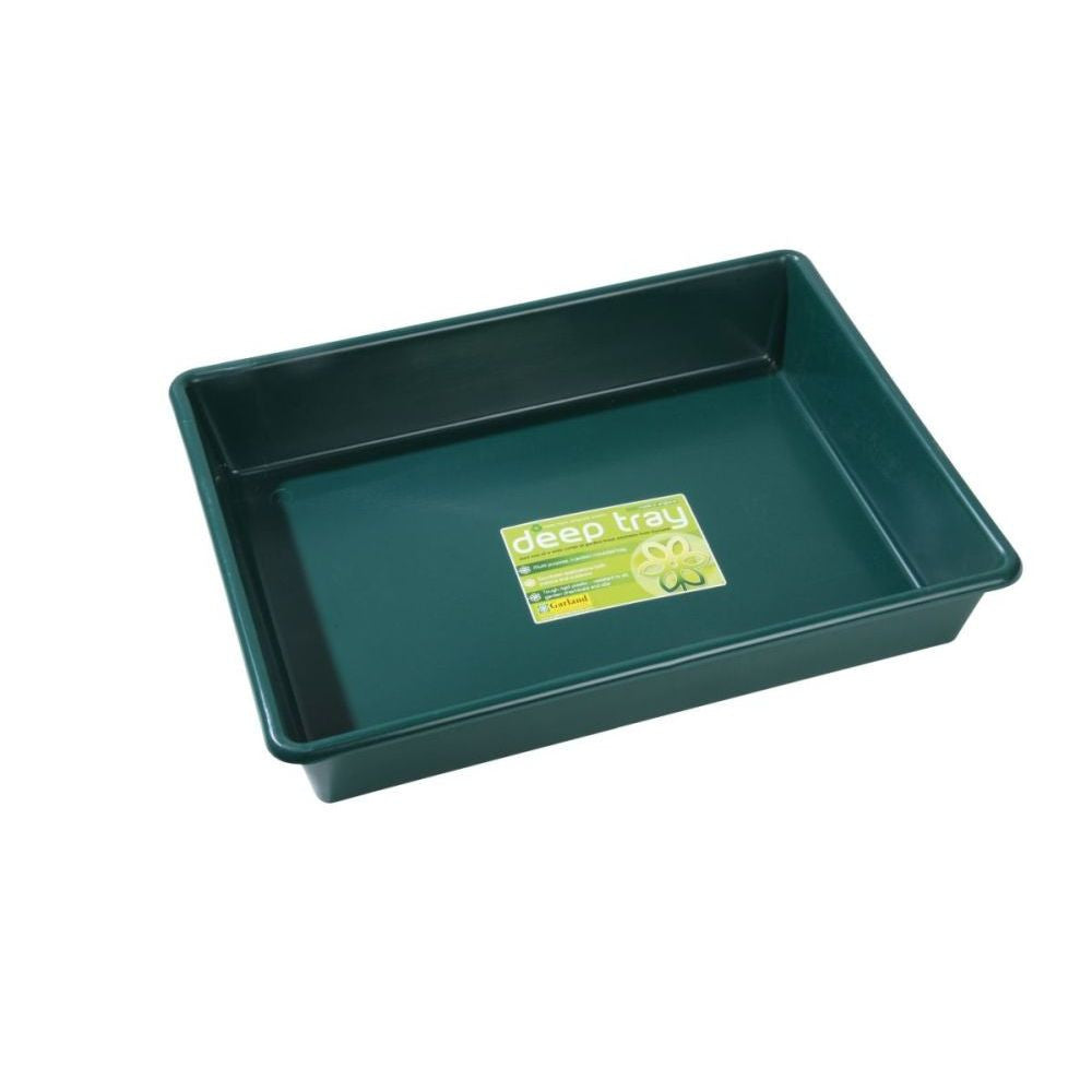 Garland podmiska plast Deep Tray Green 53x40x9.5 cm pohled zepředu